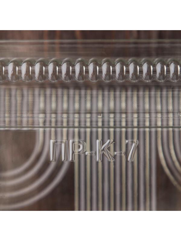 Контейнер одноразовый с неразъёмной крышкой ПР-К-7А, 250 мл, 21,5×13,5×7,2 см, цвет прозрачный