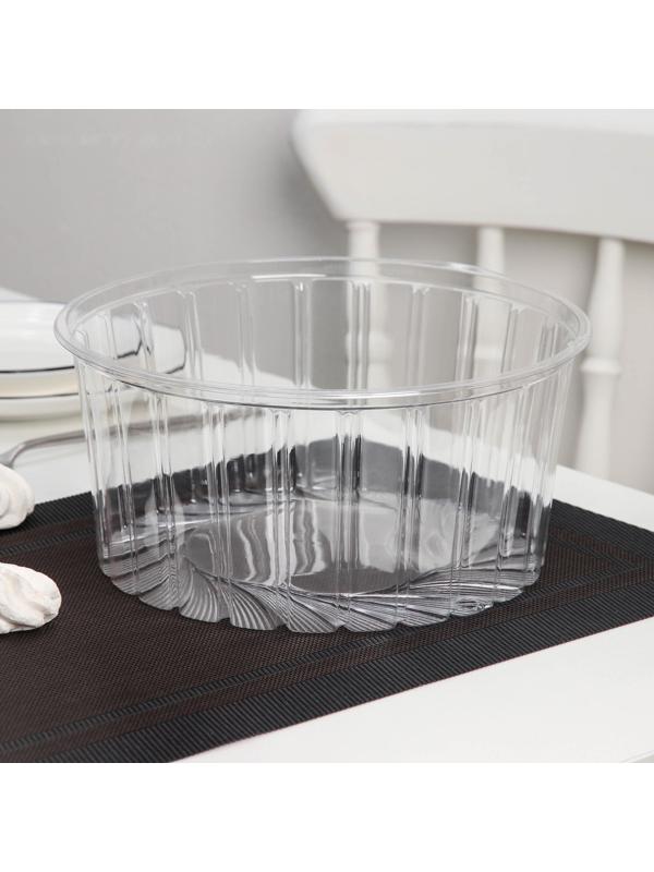 Тортовница одноразовая ПР-Т1430, крышка, 25,3×12,5 см, цвет прозрачный, 160 шт/уп.