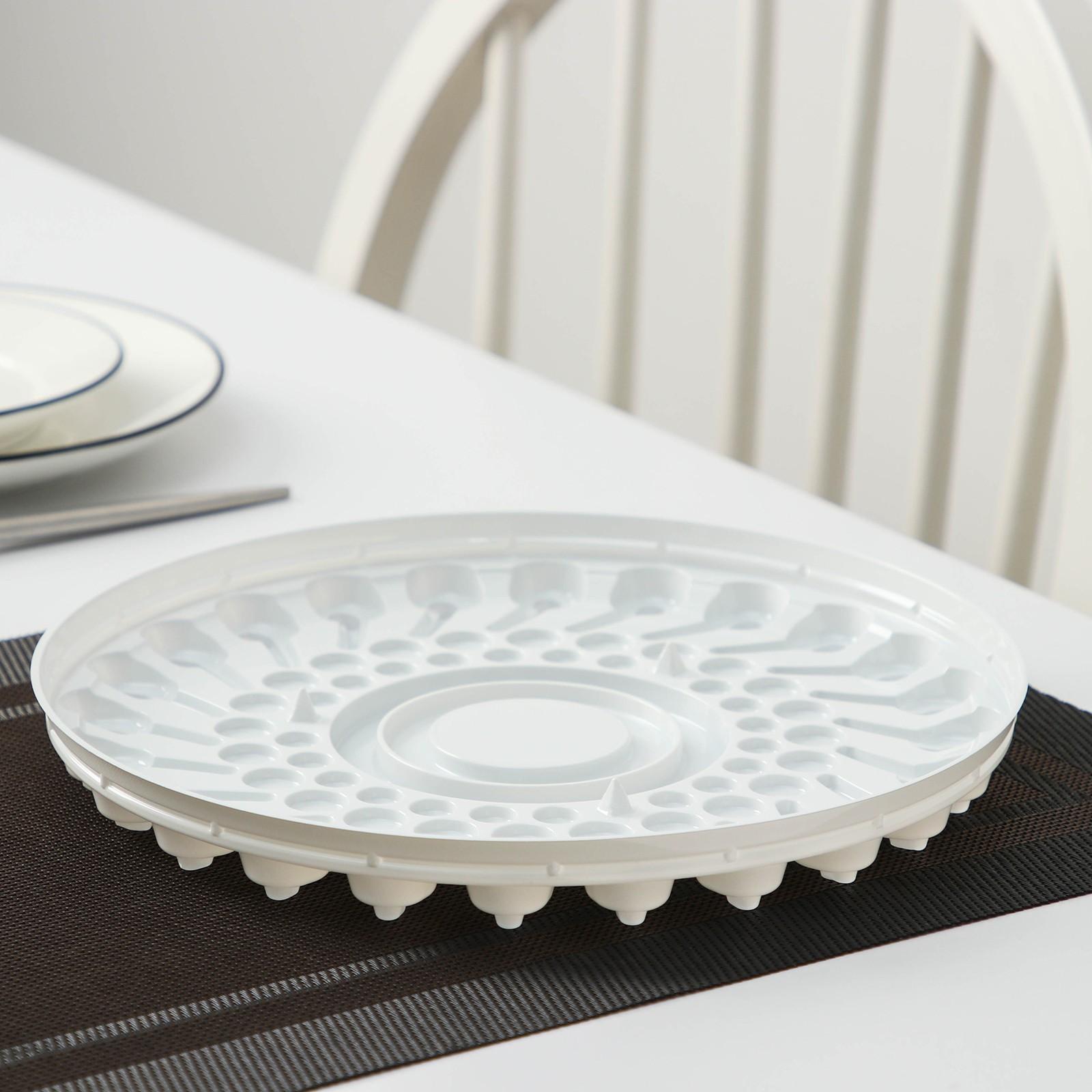 Тортовница одноразовая ПР-Т1430, дно 25,3 см, цвет белый, 160 шт/уп.