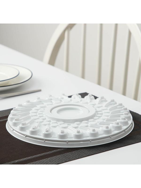 Тортовница одноразовая ПР-Т1430, дно 25,3 см, цвет белый, 160 шт/уп.