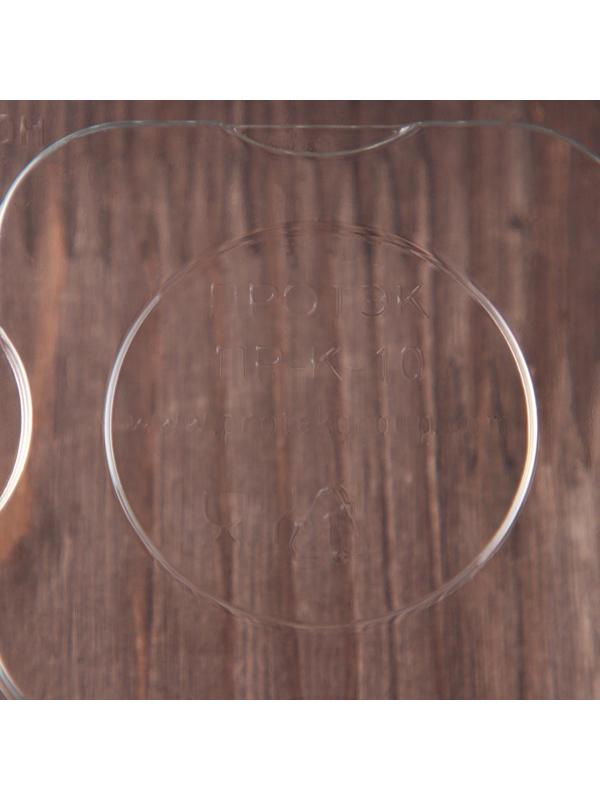 Контейнер одноразовый с неразъёмной крышкой ИП-10А/ПР-К-10А, квадратный, 12×12×6 см, 600 шт/уп