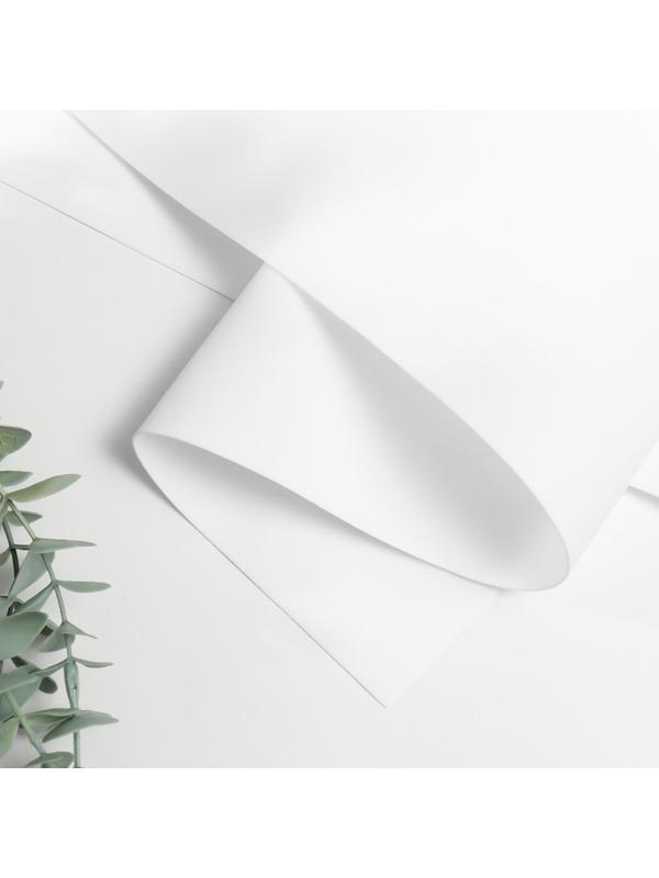 Фоамиран иранский 0,8-1 мм (белый/101) 60х70 см