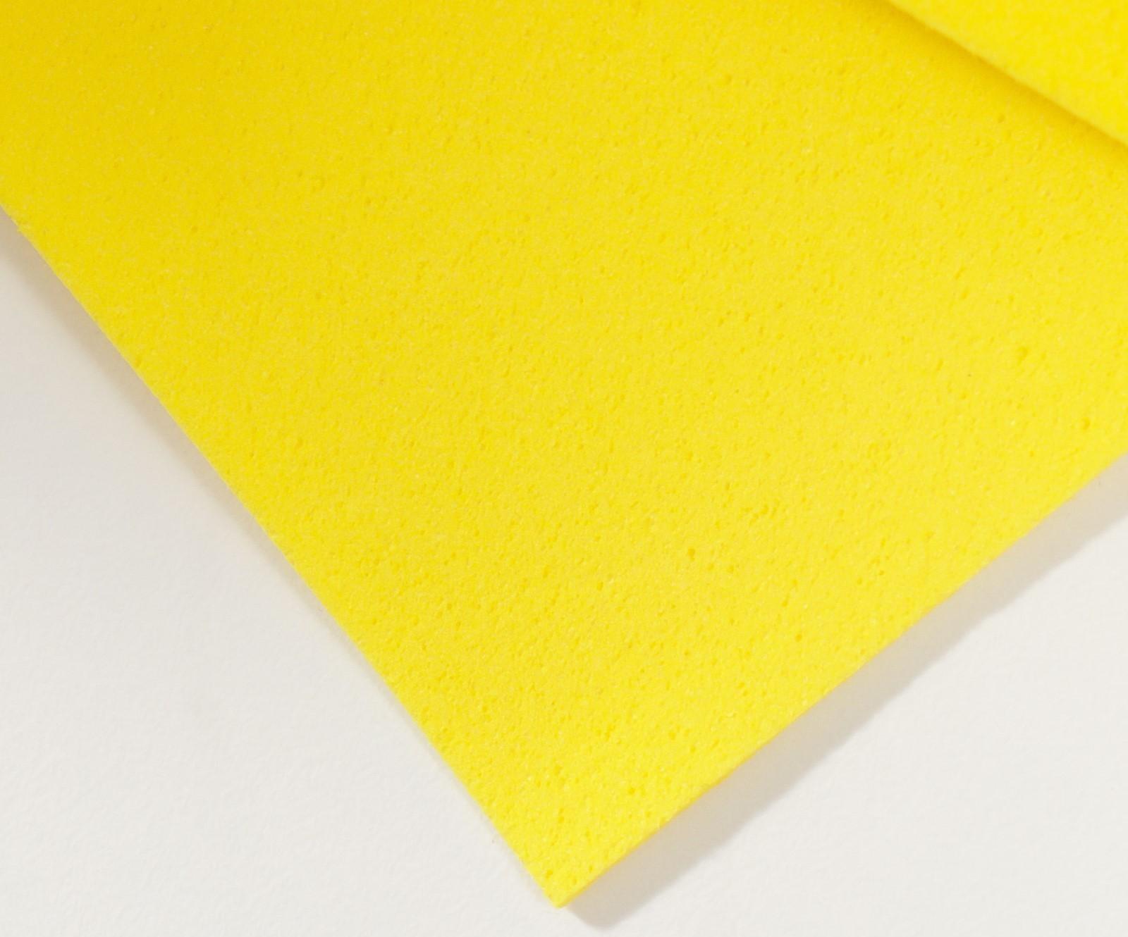 Фоамиран иранский 0,8-1 мм (жёлтый/112) 60х70 см
