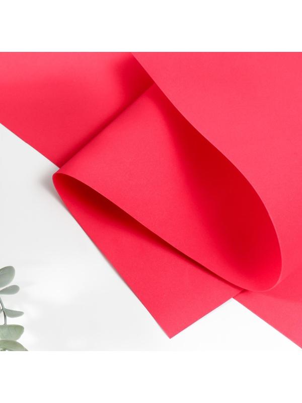 Фоамиран иранский 0,8-1 мм (красный/135) 60х70 см