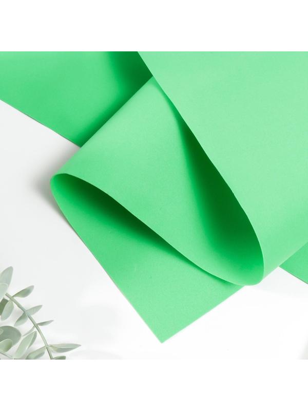 Фоамиран иранский 0,8-1 мм (зелёное яблоко/171) 60х70 см