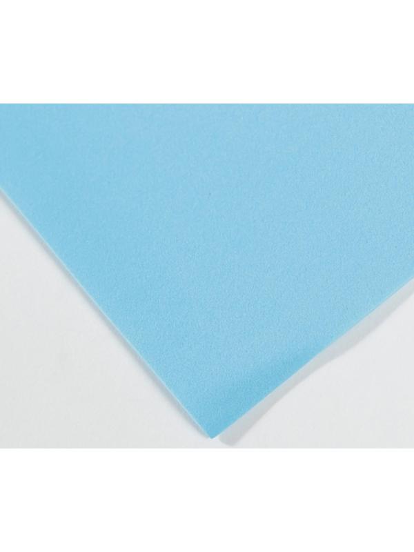 Фоамиран иранский 0,8-1 мм (голубой/165) 60х70 см