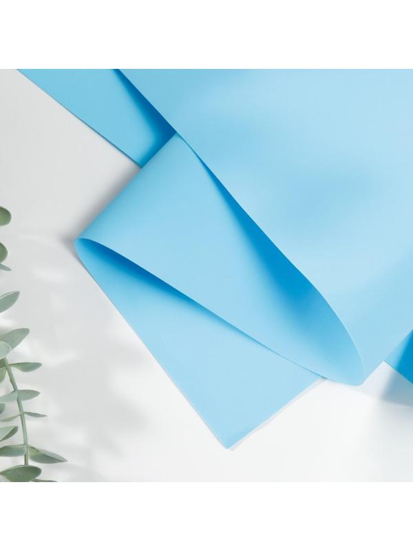 Фоамиран иранский 0,8-1 мм (голубой/165) 60х70 см