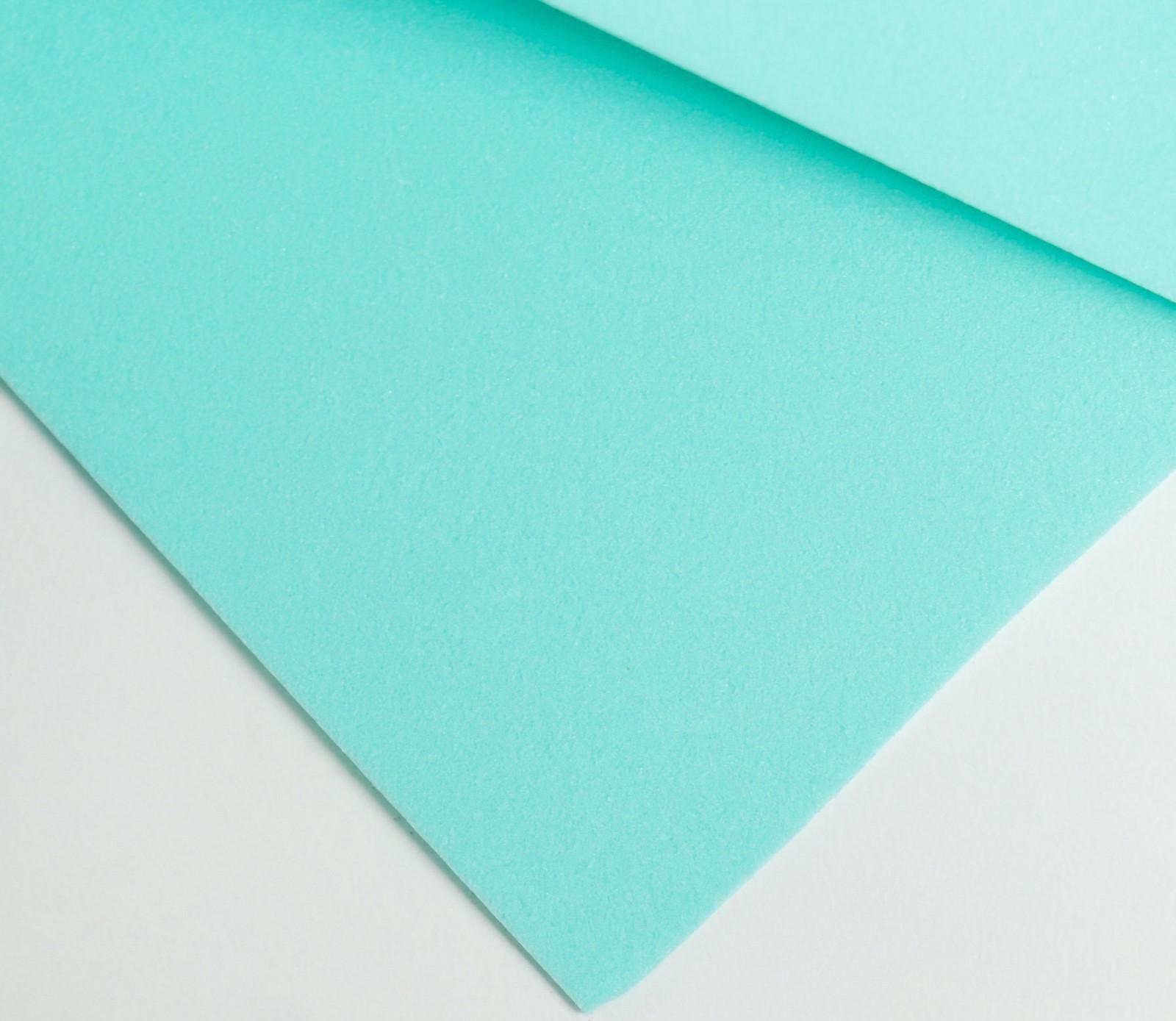 Фоамиран иранский 0,8-1 мм (аквамарин) 60х70 см