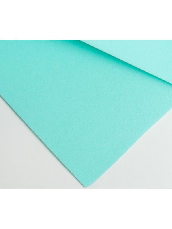 Фоамиран иранский 0,8-1 мм (аквамарин) 60х70 см