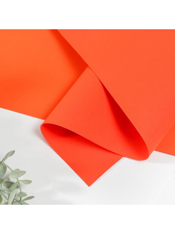 Фоамиран иранский 0,8-1 мм (томатный) МИКС 60х70 см