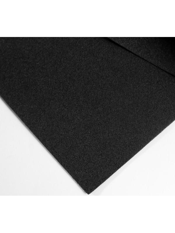 Фоамиран иранский 0,8-1 мм (чёрный/195) 60х70 см