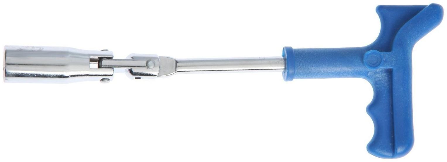 Ключ свечной ТУНДРА, с карданным шарниром, 16 мм