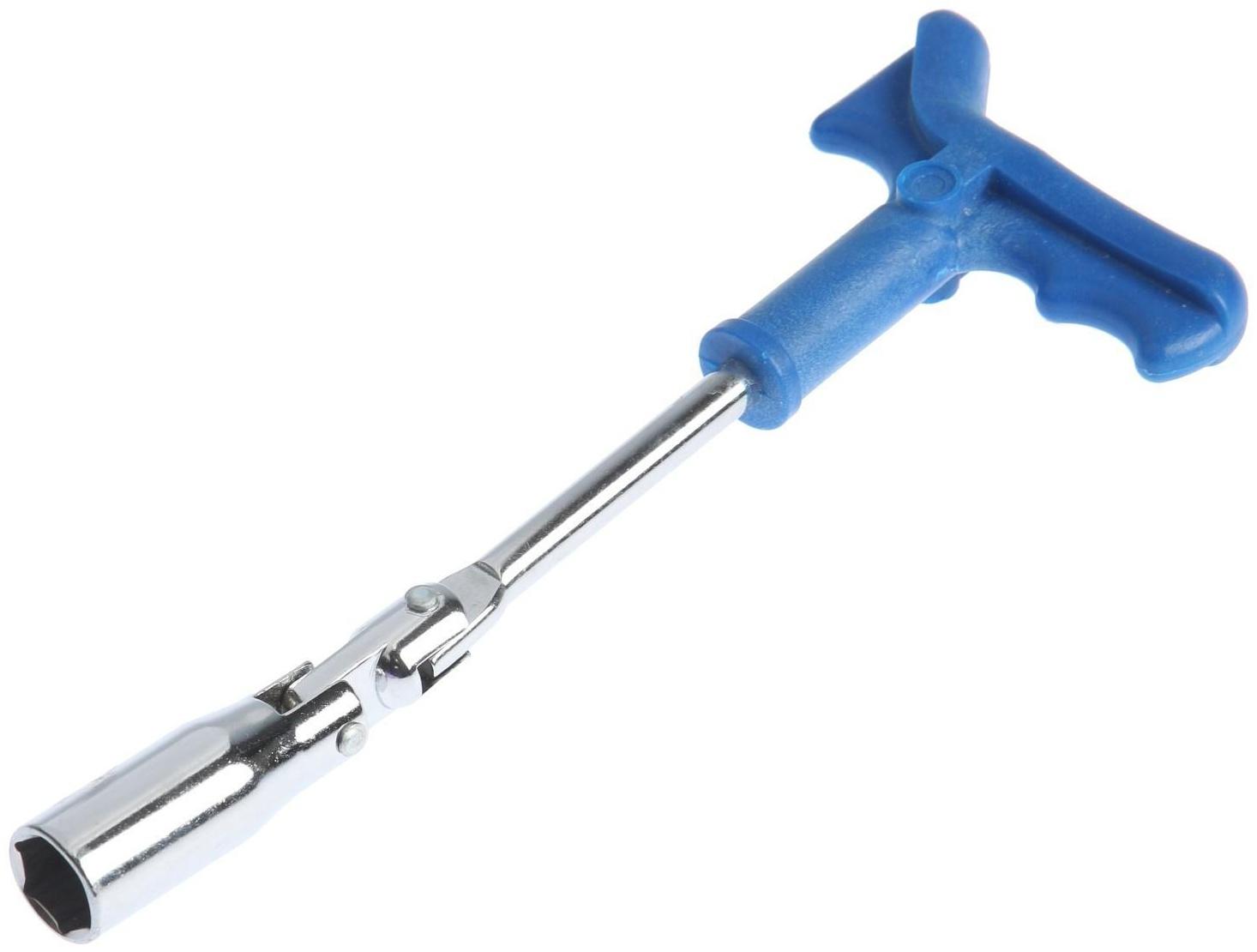 Ключ свечной ТУНДРА, с карданным шарниром, 16 мм