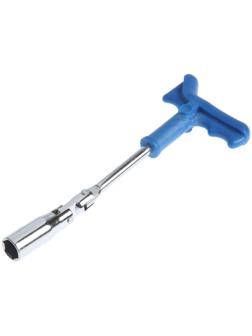 Ключ свечной ТУНДРА, с карданным шарниром, 16 мм