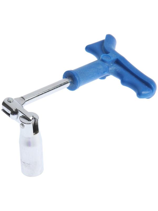 Ключ свечной ТУНДРА, с карданным шарниром, 16 мм