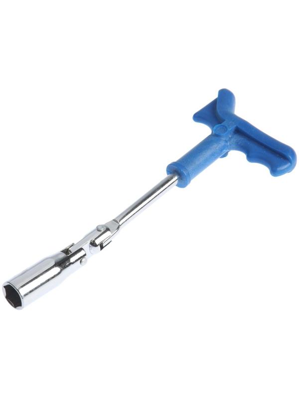 Ключ свечной ТУНДРА, с карданным шарниром, 16 мм