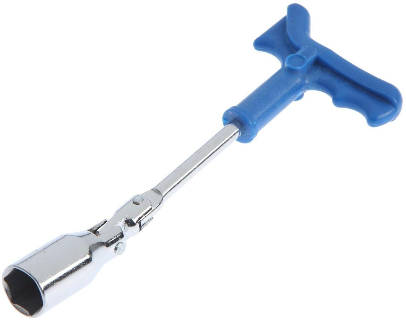 Ключ свечной ТУНДРА, с карданным шарниром, 21 мм