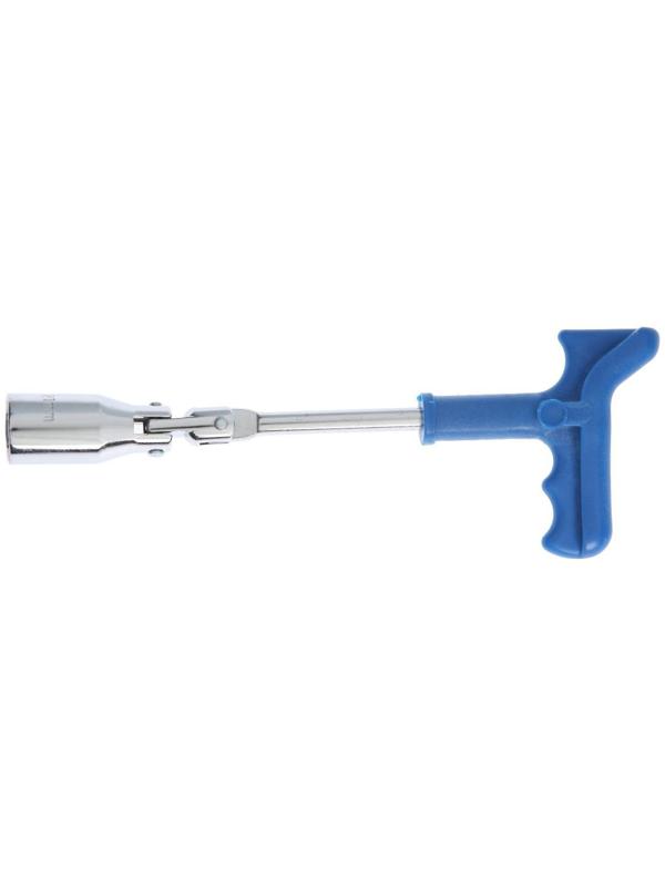 Ключ свечной ТУНДРА, с карданным шарниром, 21 мм