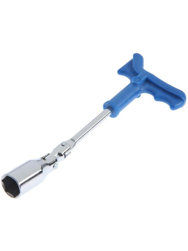 Ключ свечной ТУНДРА, с карданным шарниром, 21 мм