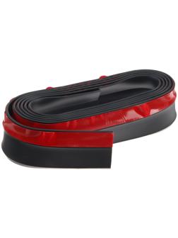 Защитная лента юбки бампера TORSO, длина 2.5 м, высота 5 см, черный