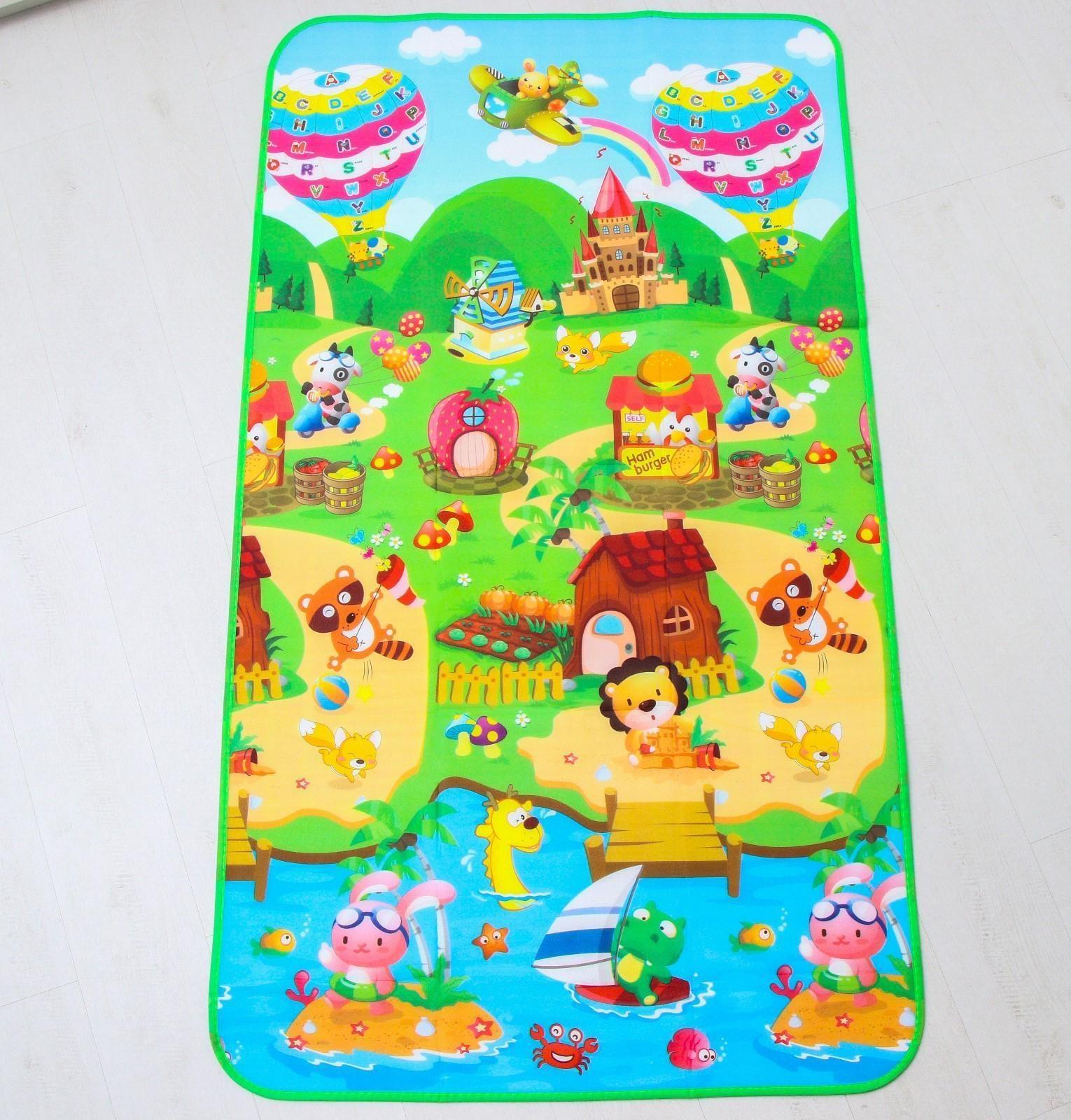 Коврик детский на фольгированной основе «Воздушный шар», размер 180х100 см