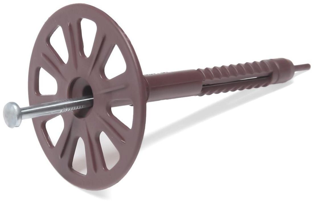 Дюбель для теплоизоляции с металлическим гвоздем 