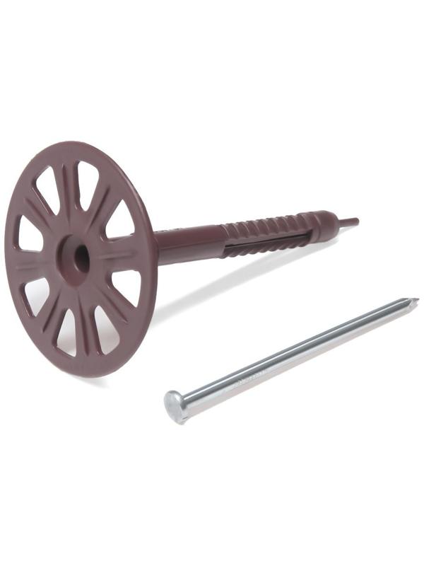 Дюбель для теплоизоляции с металлическим гвоздем 