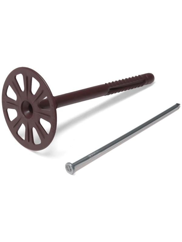 Дюбель для теплоизоляции с металлическим гвоздем 