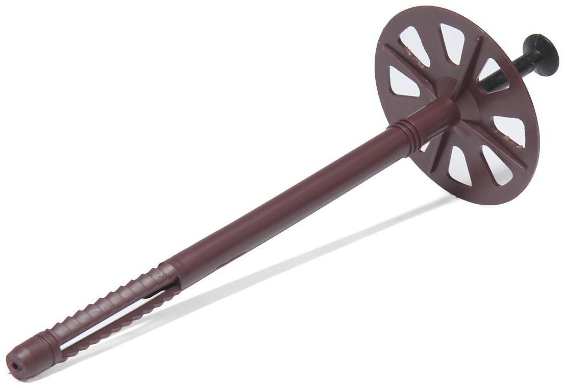 Дюбель для теплоизоляции с пластиковым гвоздем 