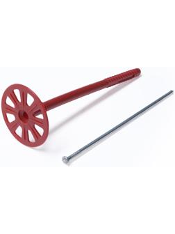 Дюбель для теплоизоляции с металлическим гвоздем 