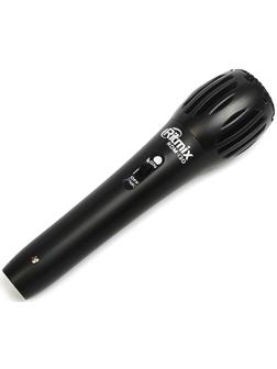 Микрофон Ritmix RDM-130 black, 50-16000 Гц, штекер 6.3 мм