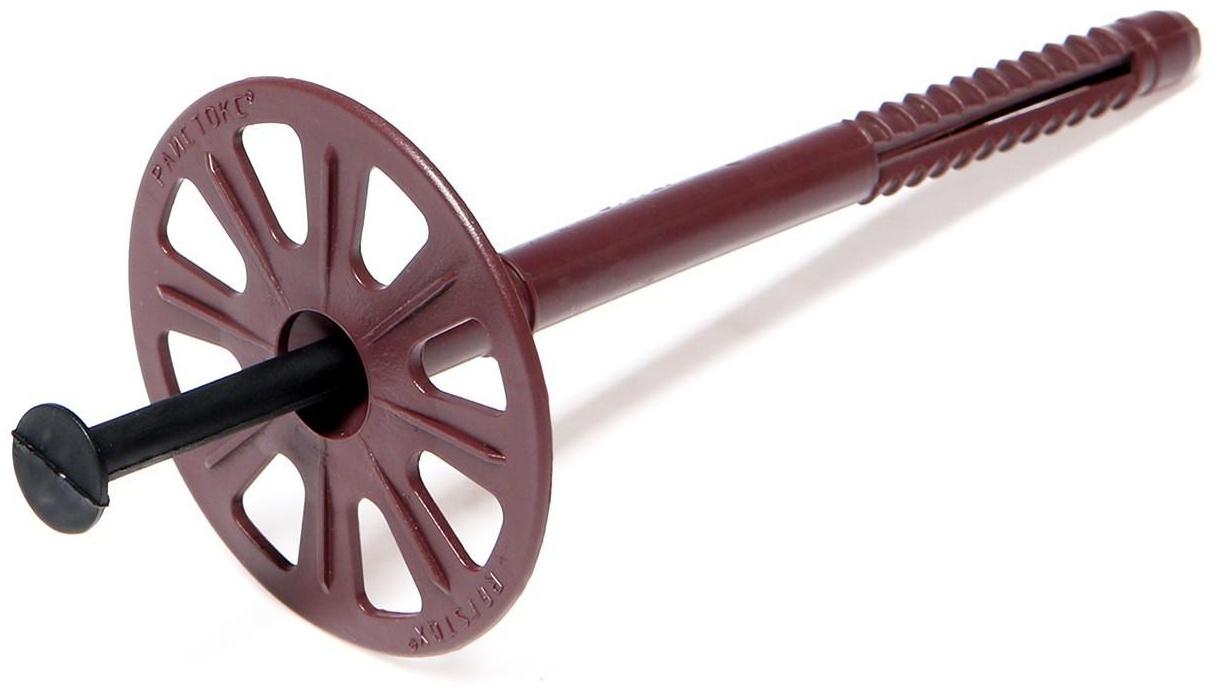 Дюбель для теплоизоляции с пластиковым гвоздем 