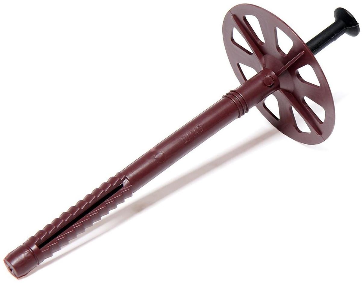 Дюбель для теплоизоляции с пластиковым гвоздем 