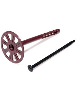 Дюбель для теплоизоляции с пластиковым гвоздем 