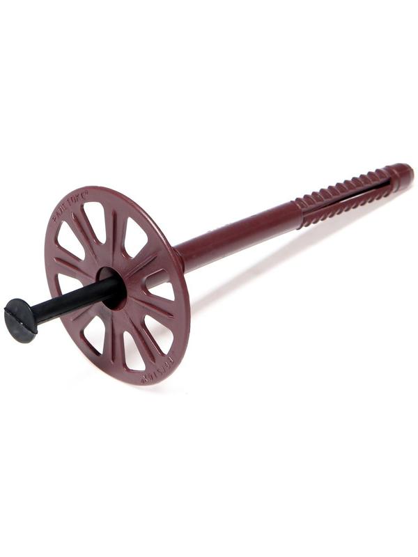 Дюбель для теплоизоляции с пластиковым гвоздем 