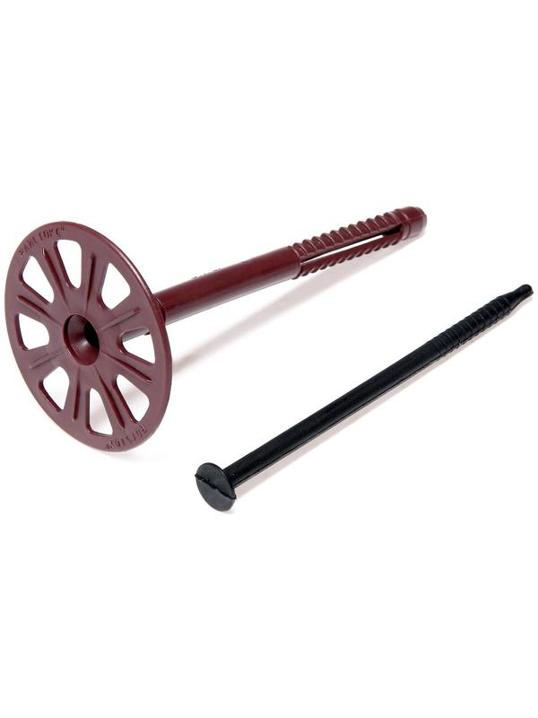 Дюбель для теплоизоляции с пластиковым гвоздем 