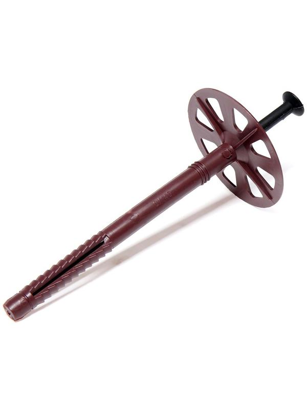 Дюбель для теплоизоляции с пластиковым гвоздем 