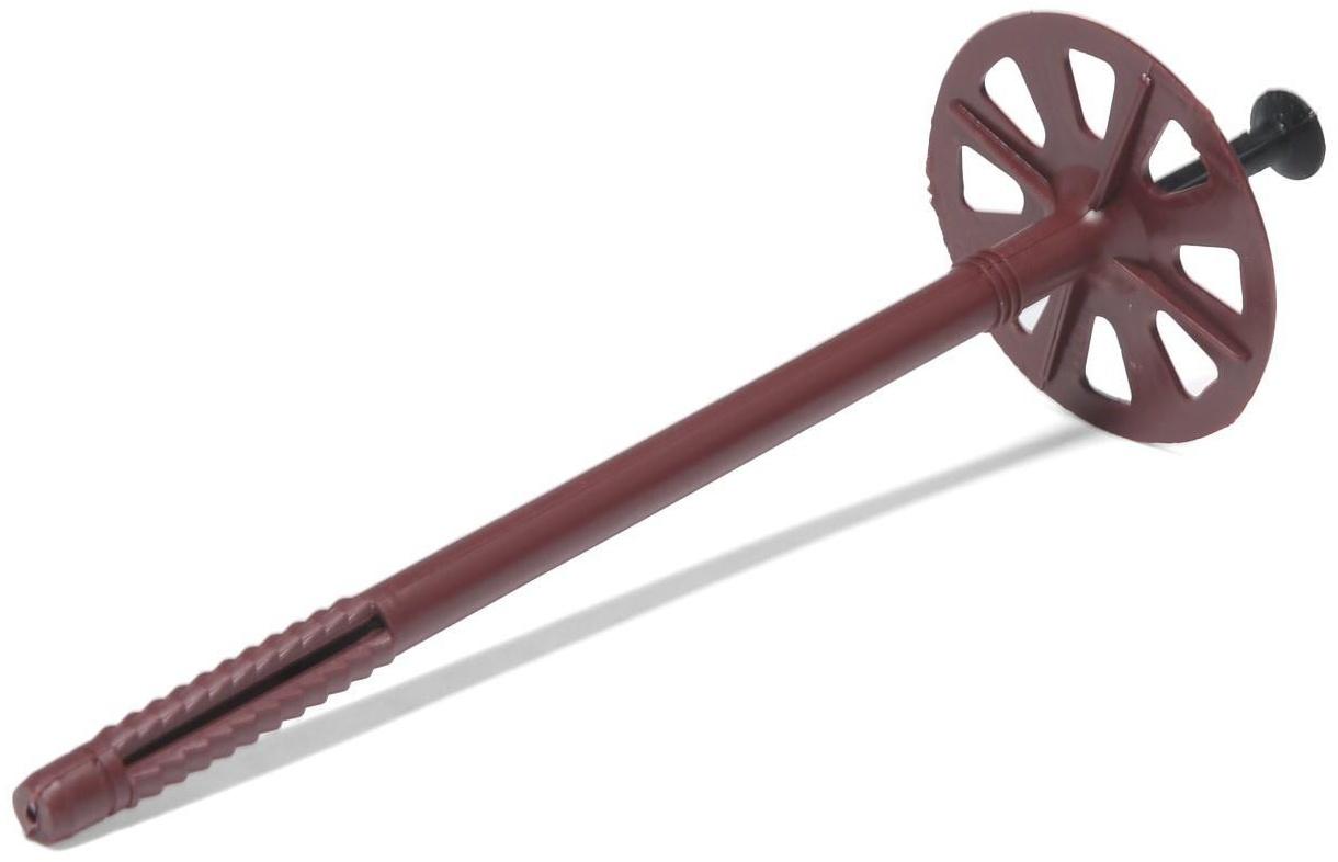 Дюбель для теплоизоляции с пластиковым гвоздем 