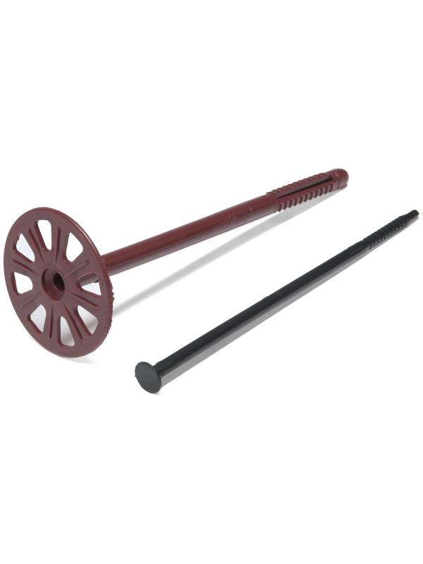 Дюбель для теплоизоляции с пластиковым гвоздем 