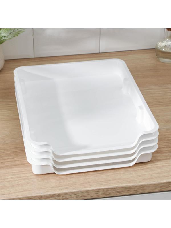 Набор лотков для заморозки продуктов, 4 шт