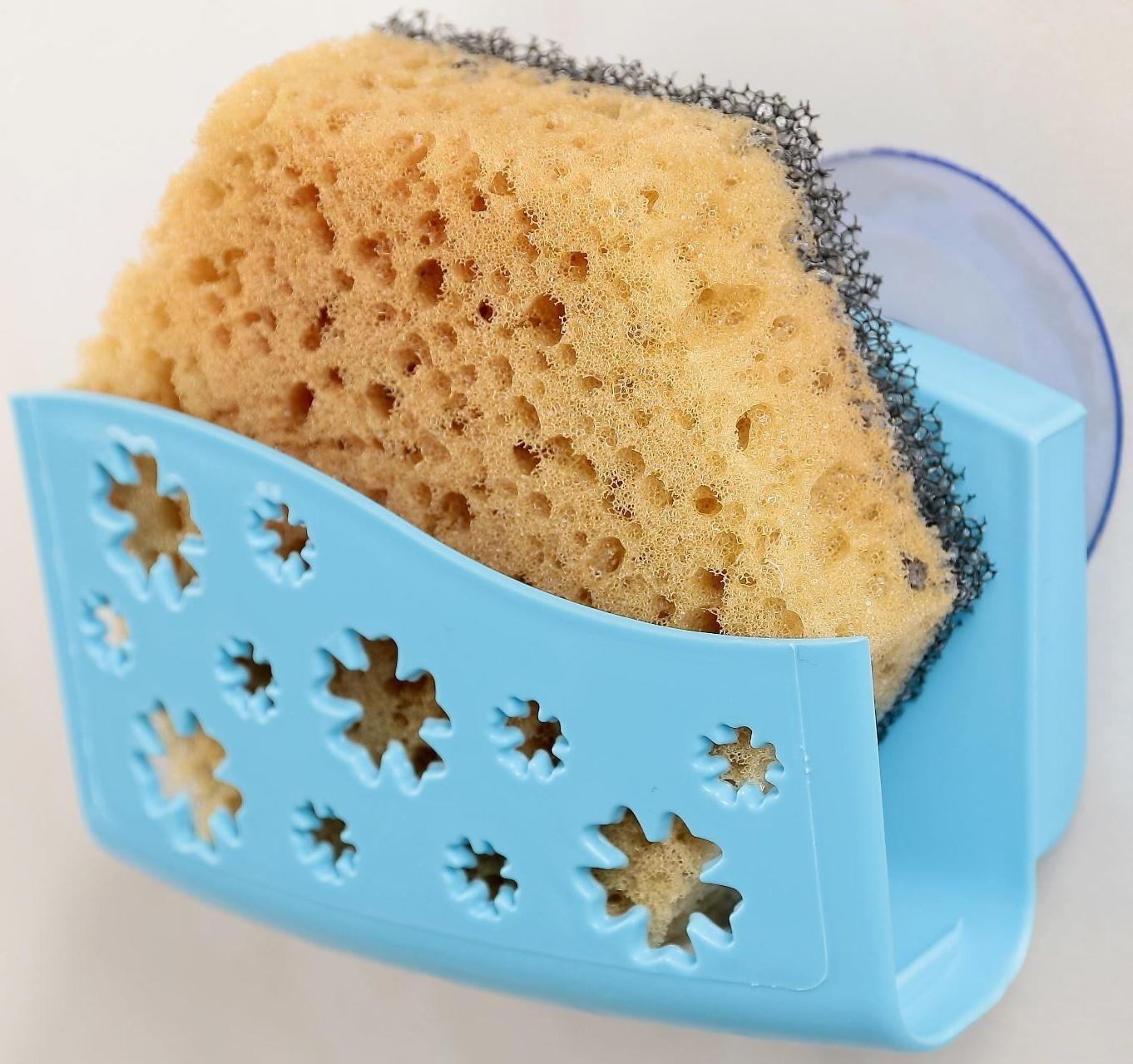 Подставка под губку на присосках, цвет МИКС