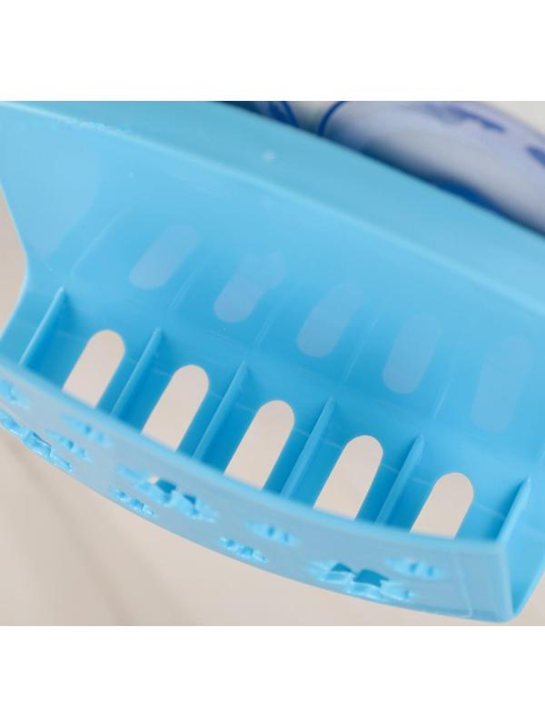 Подставка под губку на присосках, цвет МИКС