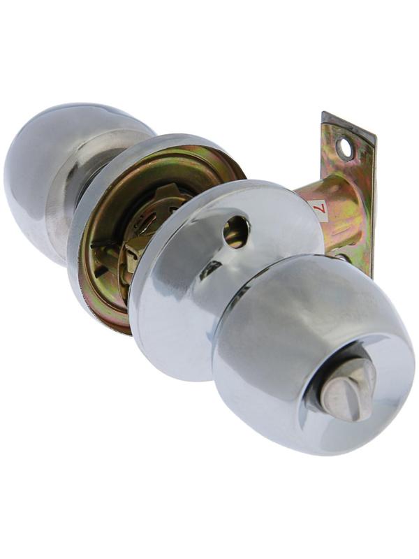 Защелка 1103, с ключом, цвет хром