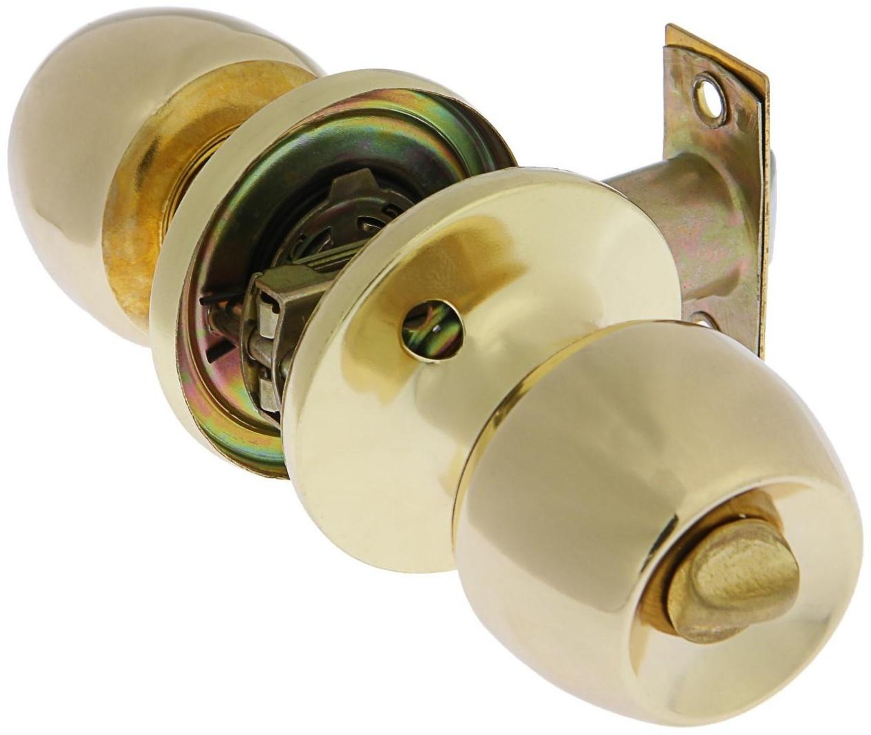 Защелка 1103, с ключом, цвет золото