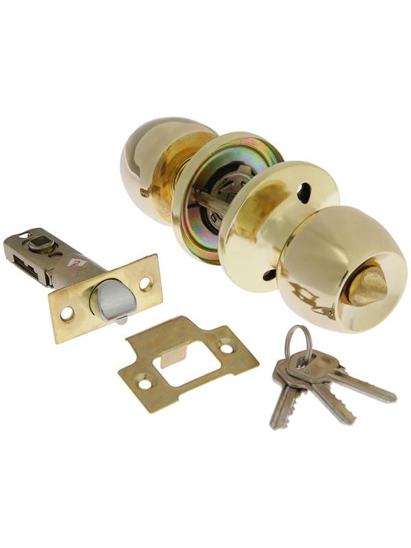 Защелка 1103, с ключом, цвет золото