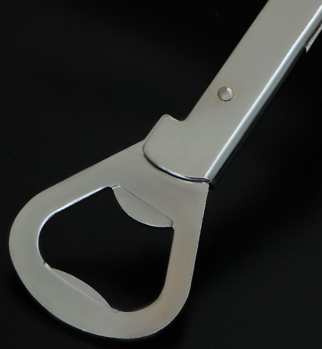 Штопор - открывалка Доляна «Универсальная», 14 см, цвет хромированный