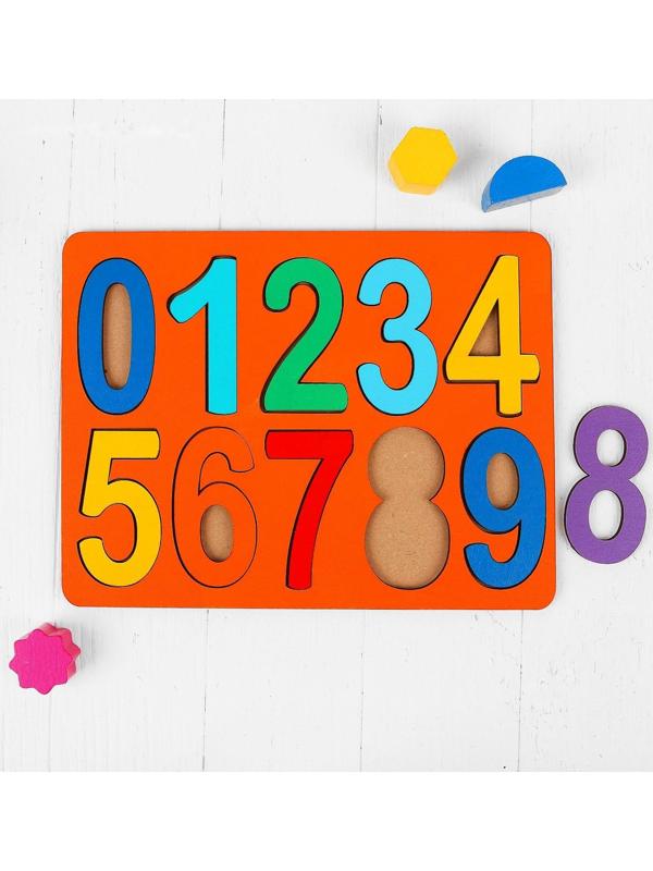 Рамки-вкладыши «Цифры», макси, высота цифр: 8,5 см