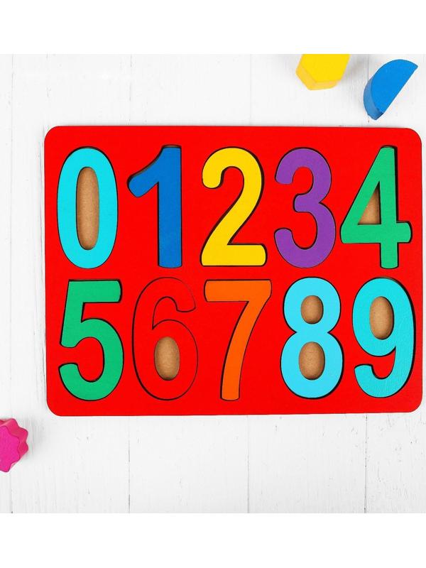 Рамки-вкладыши «Цифры», макси, высота цифр: 8,5 см