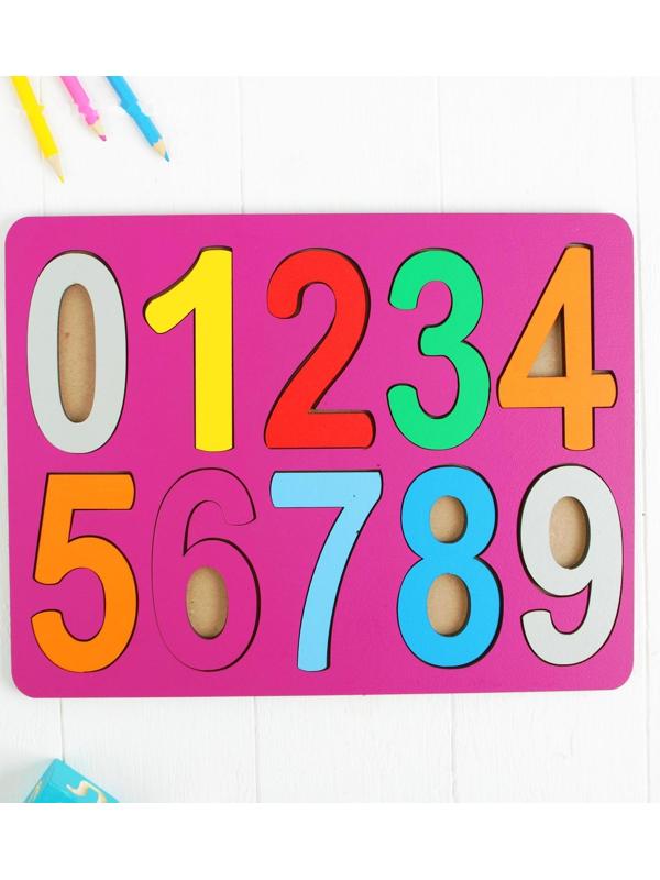 Рамки-вкладыши «Цифры», макси, высота цифр: 8,5 см