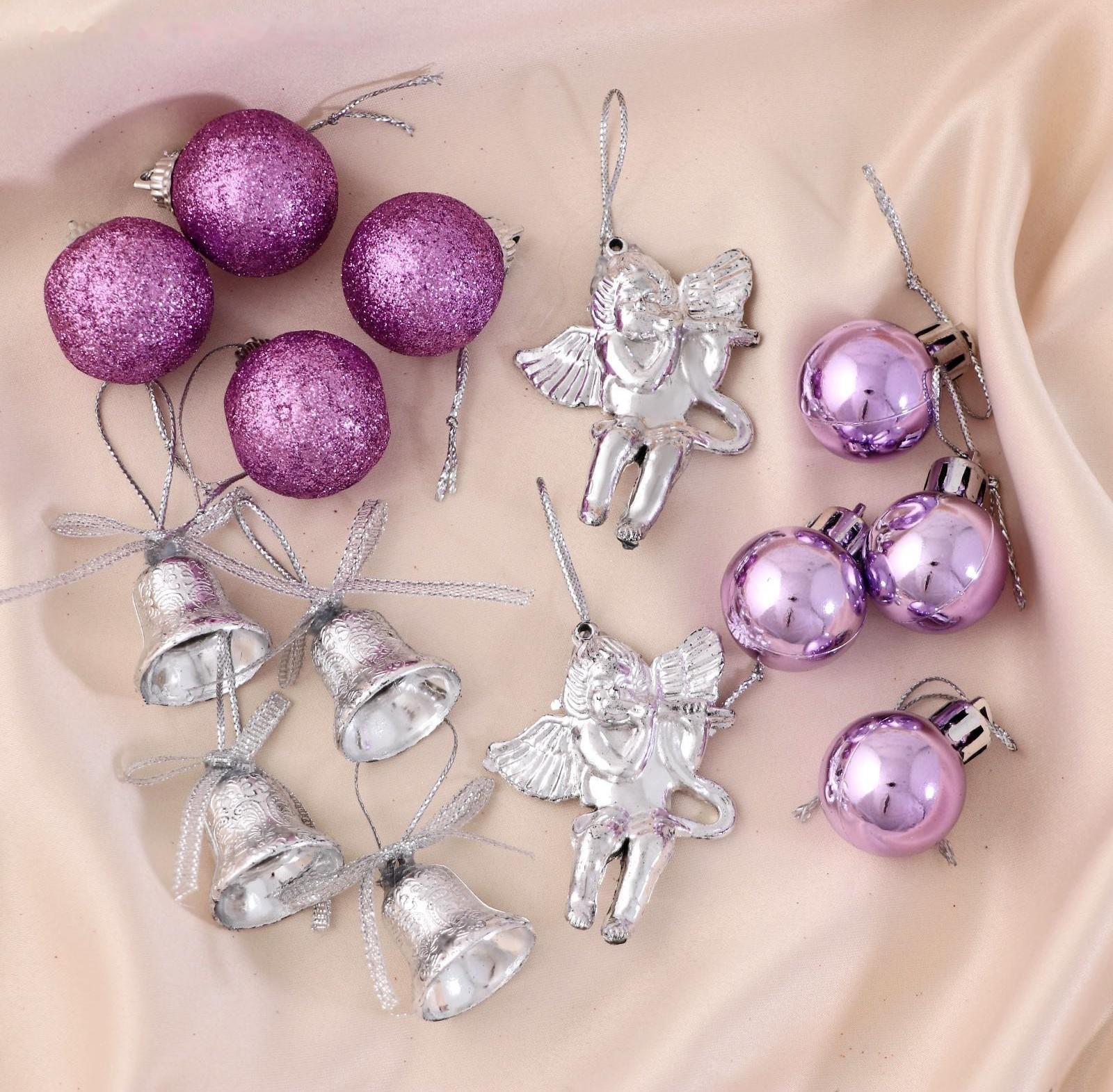 Набор украшений пластик 14 шт 